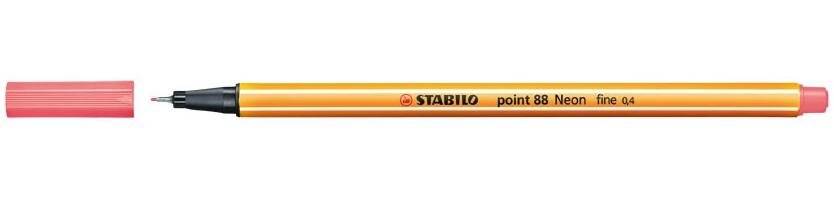Fineliner point 88 0,4 mm neonrot-2