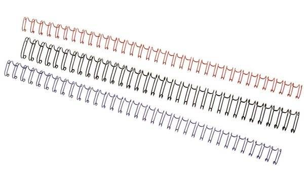 GBC Drahtbinderücken WireBind, A4, 34 Ringe, 8 mm, schwarz (5910510)