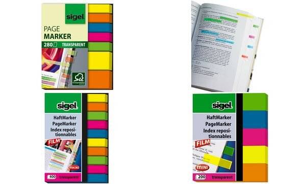 Sigel PageMarker - Seitenmarker - 12 x 50 mm-1