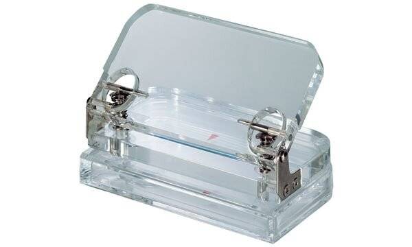 Locher 11x6x6,5cm max. 8Blatt Acryl klar-2