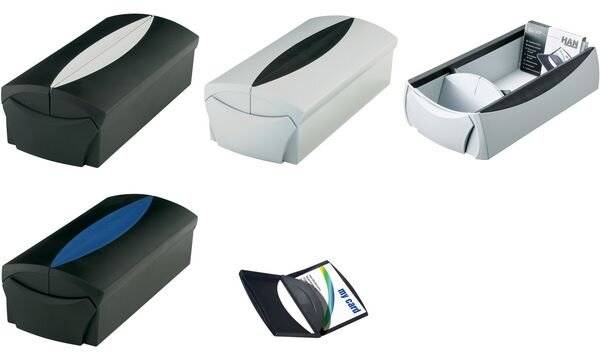 HAN Visitenkartenbox VIP-SET, grau/schwarz (81420033)