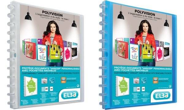 ELBA Sichtbuch Vario-Zipp POLYVISION, Farbe: transparent (61560275)