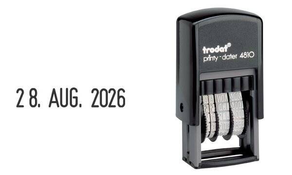 trodat Datumstempel Printy Dater 4810, selbstfärbend (62514810)-0