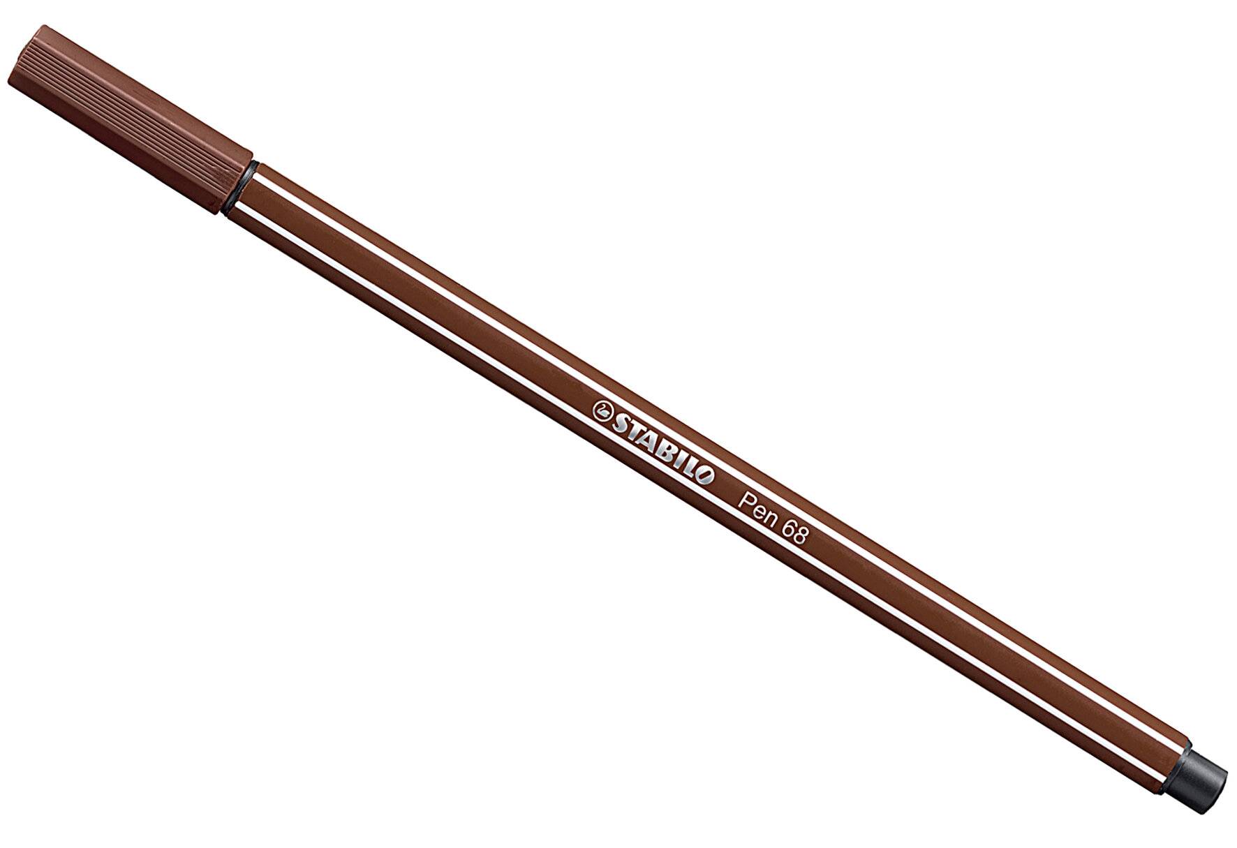STABILO® Pen 68, Fasermaler/68-45 1 mm braun-1