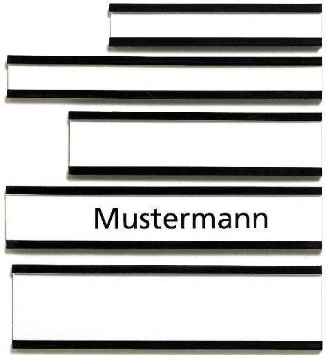FRANKEN Magnetschild C-Profil Beschilderung, 75 x 15 mm (70010370)-0