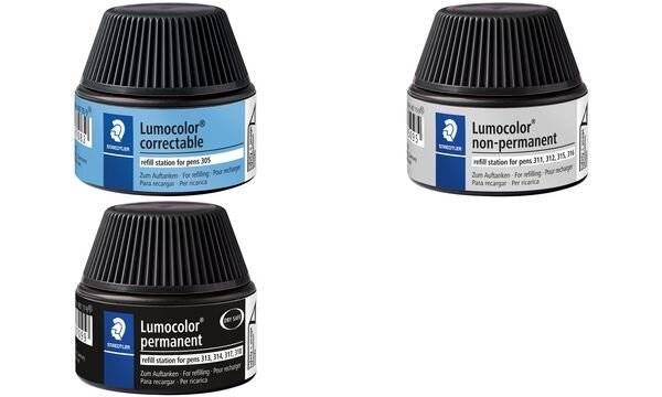STAEDTLER Lumocolor Refill Station 487 05, schwarz (5655239)-0