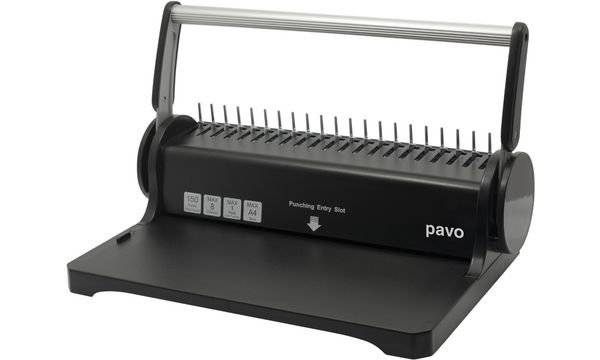 pavo Plastikbindegerät smartmaster 2, grau / schwarz (7300100)-0