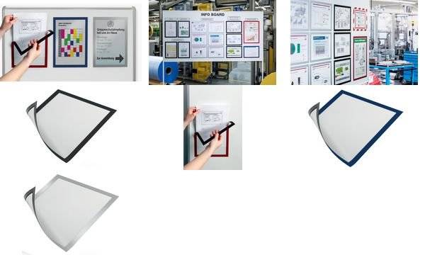 Durable 498823, A4, Silber, Matte, Hochformat/Querformat, 236 mm, 323 mm