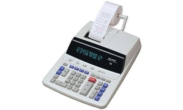 Sharp CS-2635 RHGY Druckender Tischrechner Grau Display (Stellen): 12 netzbetrieben (B x H x T) 250 x 87 x 345 mm-1
