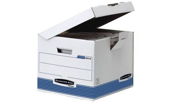 Fellowes BANKERS BOX SYSTEM Archiv-Klappdeckelbox Kubus (5421601)-1