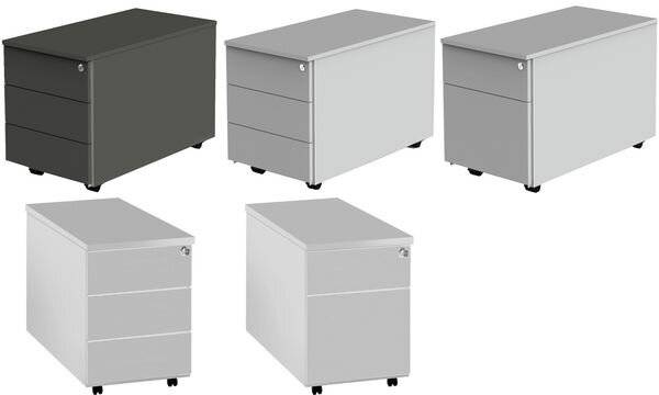 kerkmann Rollcontainer, 3 Schübe, lichtgrau (71400262)-0