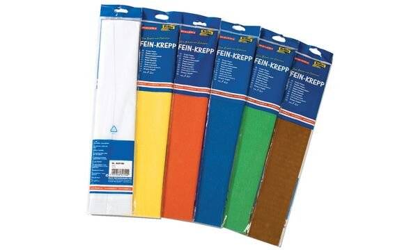 folia Krepp-Papier, (B)500 mm x (L)2,5 m, feuerrot (57905348)-1