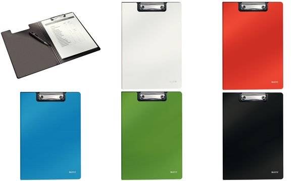LEITZ Klemmbrett-Mappe Solid, DIN A4, Polyfoam, weiß (80396211)-1