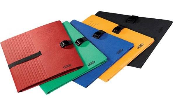 Oxford Dokumentenmappe Bicolor Recyc+, DIN A4, blau-1