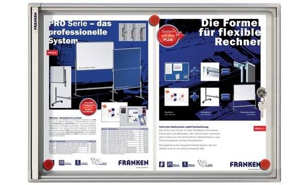 Schaukasten X-tra! Line für 2x DIN A4 Aluminium-3