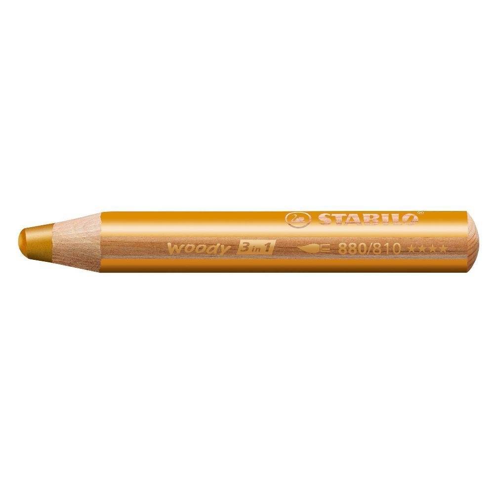 STABILO Multitalentstift woody 3 in 1, rund, gold (5652075)-2