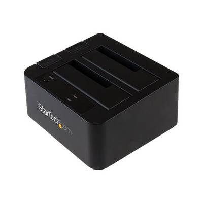 StarTech.com Dual-Bay USB 3.1 to SATA Hard Drive Docking Station, USB 3.1 (10 Gbps) Hard Drive Dock, External 2.53.5 SAT-0