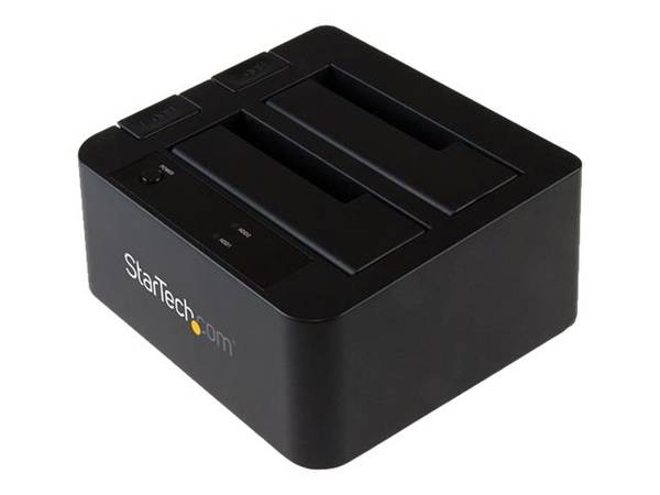 StarTech.com Dual-Bay USB 3.1 to SATA Hard Drive Docking Station, USB 3.1 (10 Gbps) Hard Drive Dock, External 2.53.5 SAT