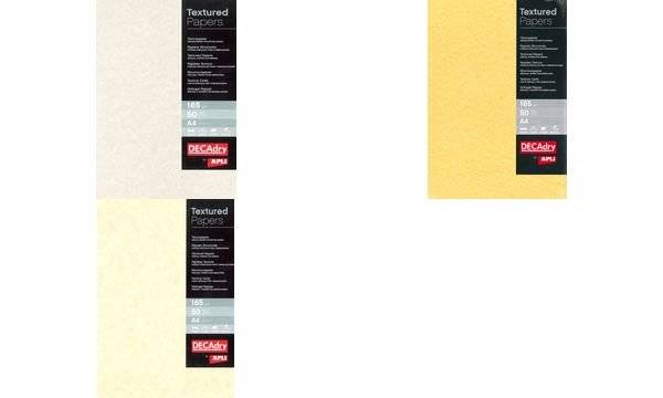 agipa Struktur-Papier, A4, 165 g/qm, Pergament champagne (66000310)-0