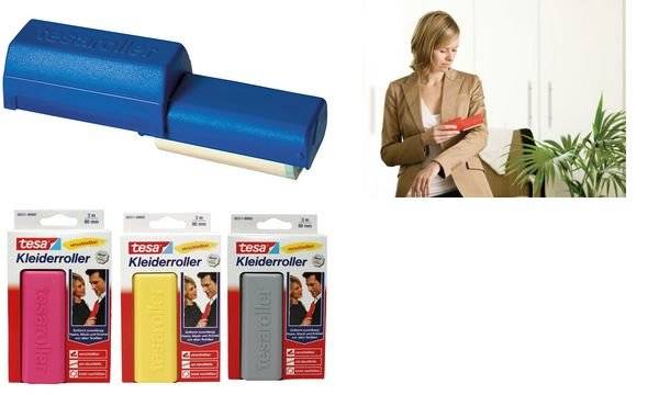 tesa Fussel-Roller, 3 m x 80 mm, mit Klappmechanismus (8755311)-1