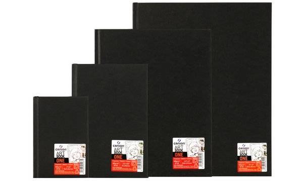 CANSON Skizzenbuch ARTBOOK ONE, DIN A5, schwarz (5290060)