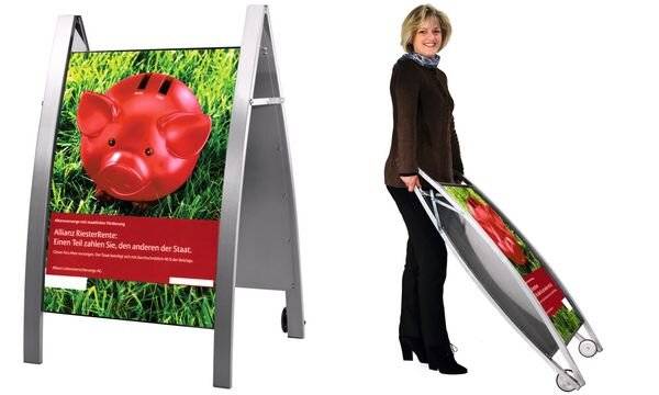 Ersatzfolie für Plakatständer Bosten A1 transparent