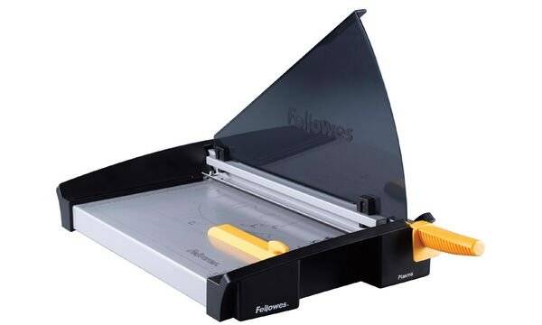 Fellowes Hebel-Schneidemaschine Plasma, DIN A4, schwarz/gelb-5