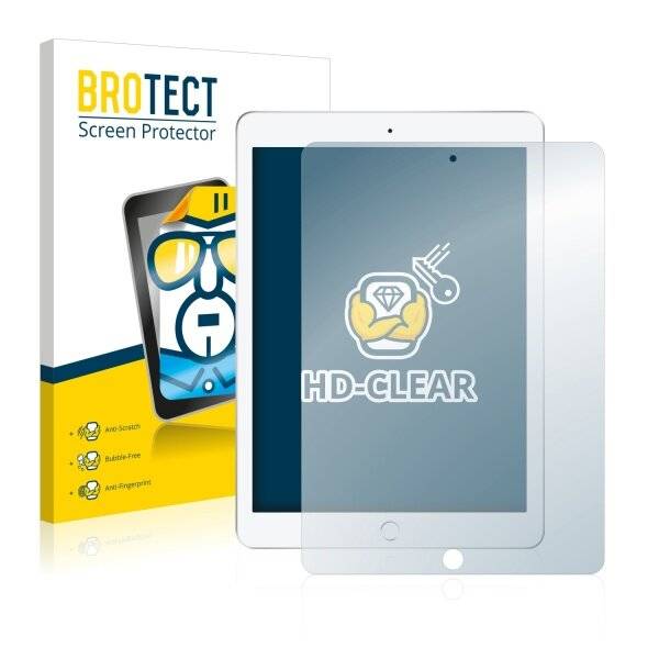 2x BROTECT HD-Clear Displayschutzfolie für Apple iPad 9.7 2018 (6.