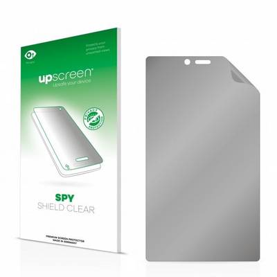 upscreen Spy Shield Clear Premium Blickschutzfolie für Vodafone Smart Tab mini
