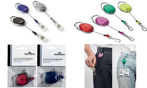 DURABLE STYLE - Ausweishalter - Schwarz (Packung mit 10)-5