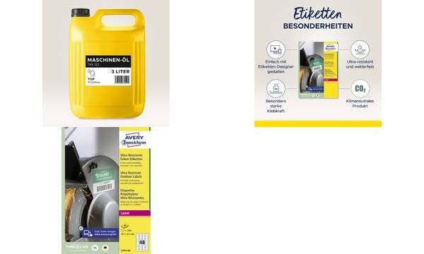 AVERY Zweckform Ultra-Resist. Folien-Etiketten, 99,1x42,3 mm-1