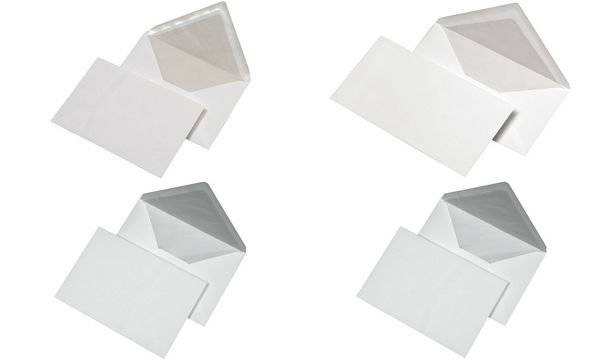 MAILmedia Briefumschlag, Seidenfutter, DIN lang, weiß (8711167)-1