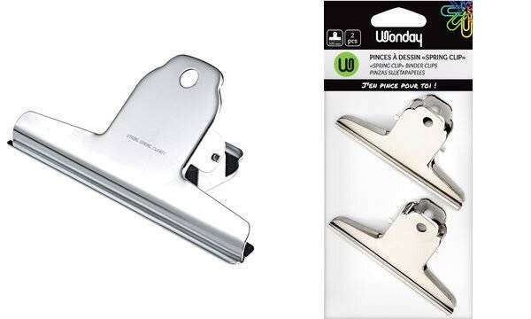 Wonday Briefklemmer "spring clip" aus Metall, Breite: 144 mm (61450042)-1