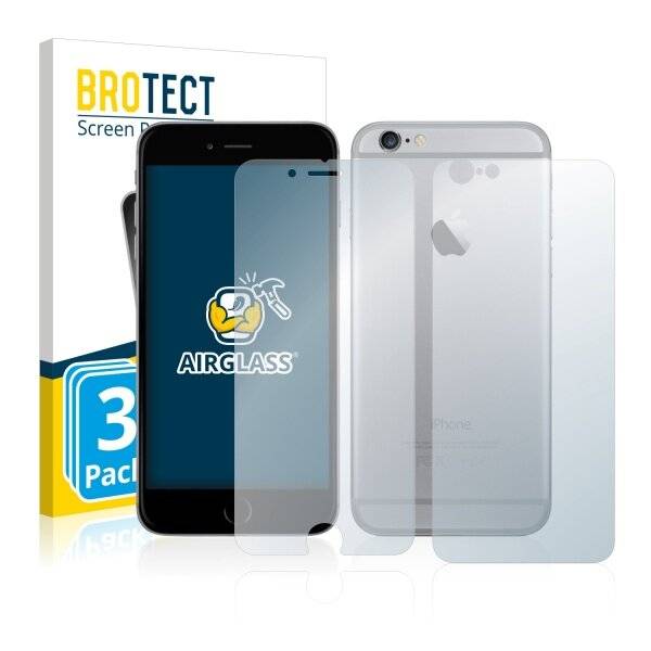 3x BROTECT AirGlass Schutzglas Folie für Apple iPhone 6S (Vorder +