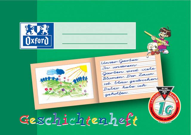 Oxford Schreiblernheft "Geschichtenheft", Lineatur: 4G (5400636)-0