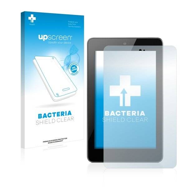 upscreen Bacteria Shield Clear Premium Antibakterielle Displayschutzfolie für Google Nexus 7