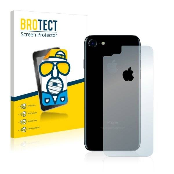 2x BROTECT Matte Displayschutzfolie für Apple iPhone 7 Rückseite (gesamte Fläche + LogoCut)-0