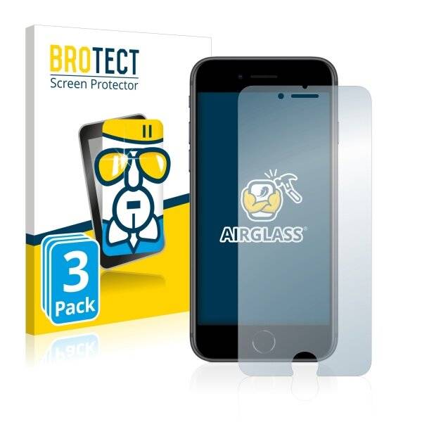 3x BROTECT AirGlass Schutzglas Folie für Apple iPhone