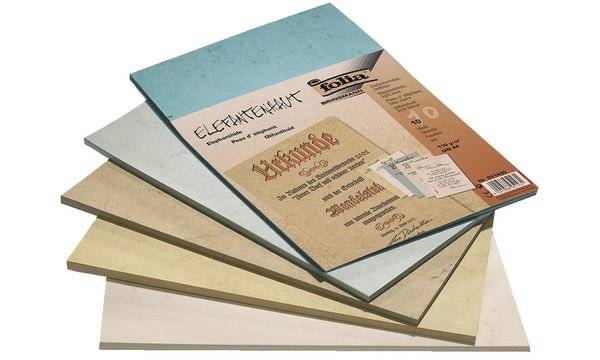 folia Elefantenhaut, DIN A4, 110 g/qm, weiß, 10 Blatt (57905302)-1