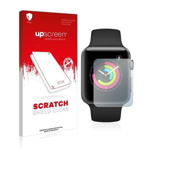 upscreen Scratch Shield Clear Premium Displayschutzfolie für Apple Watch Series 3 (42