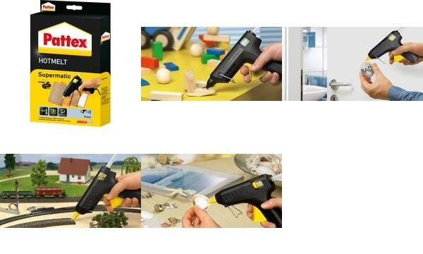 Heißklebepistole Supermatic Klebeleistung 4,5 g/min 7-10 min 11mm PATTEX-2
