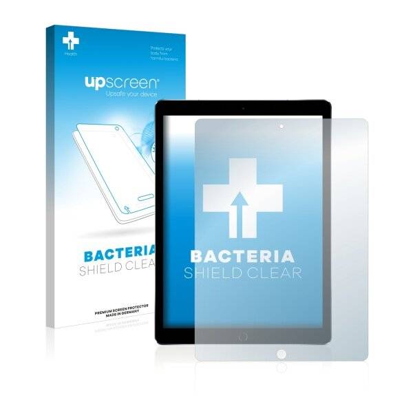 upscreen Schutzfolie für Apple iPad Pro 12.9" 2017 (2. Gen.) Antibakterielle Folie Klar Anti-Kratzer