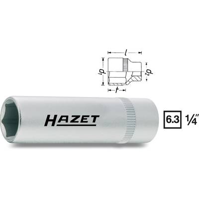 Hazet HAZET 850LG-4 Außen-Sechskant Steckschlüsseleinsatz 4 mm     1/4" (6.3 mm)