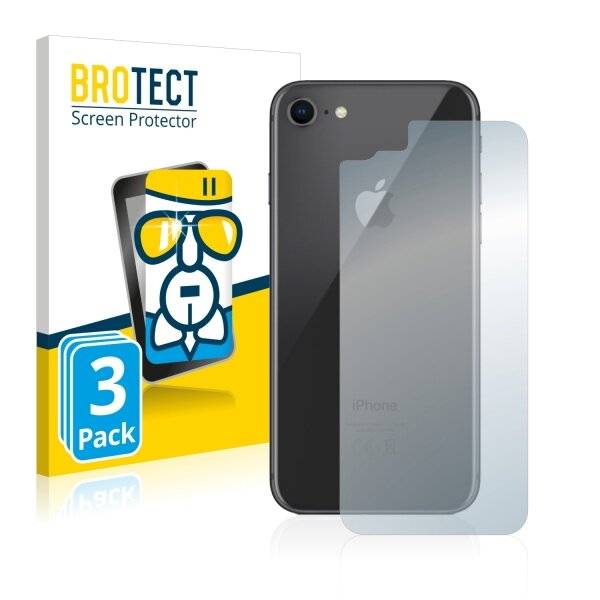 3x BROTECT AirGlass Schutzglas Folie für Apple iPhone 8