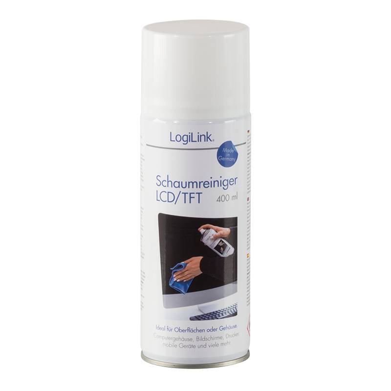 LogiLink Schaumreiniger für LCD/TFT Bildschirme (400 ml)-1