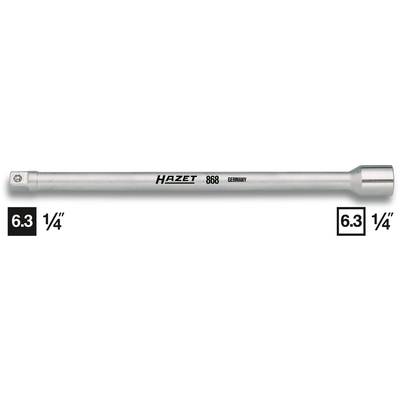 Metallausziehstange von Hazet, mit der Aufschrift '868 Germany'. An beiden Enden 6,3 mm (1/4 Zoll) Verbindungen.