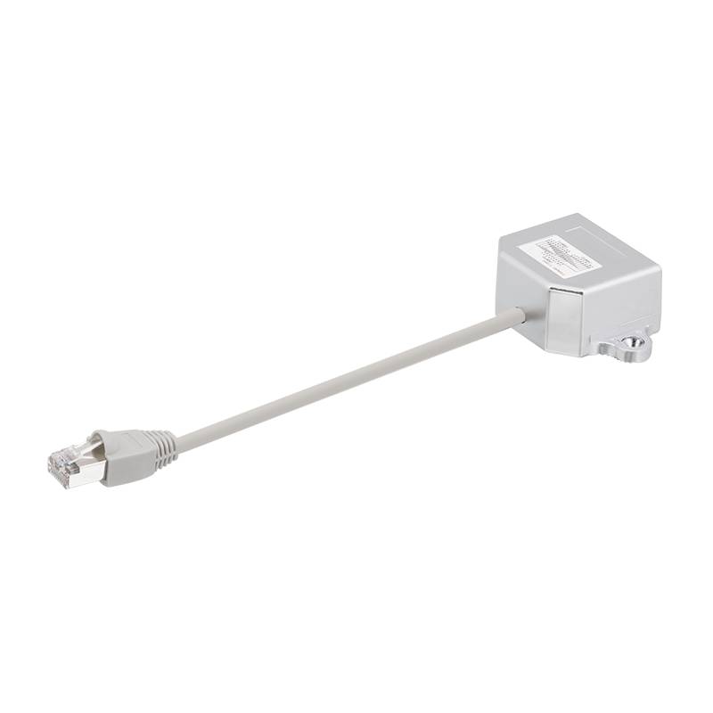 LogiLink Professional T-Adapter RJ45 Stecker->2 x RJ45 Buchse 1:1 Port Doppler-4