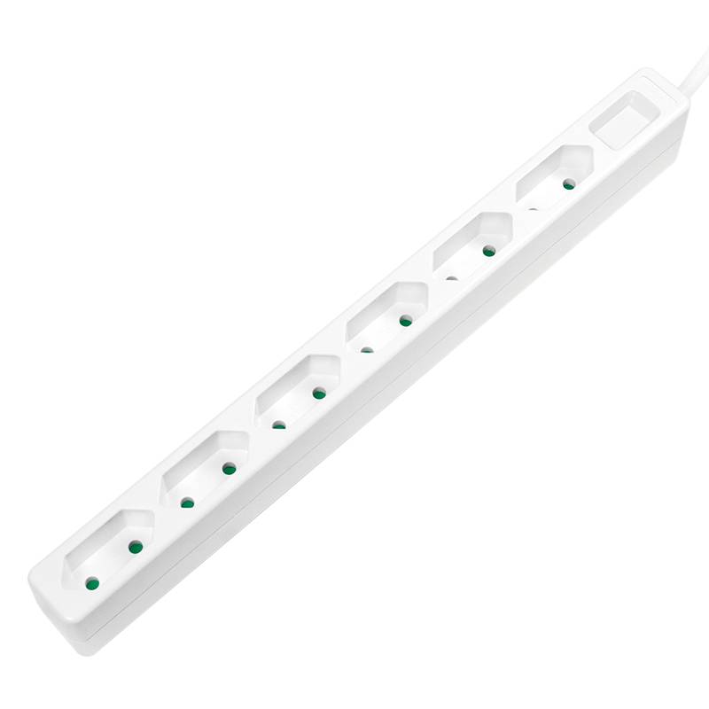 LogiLink LPS231 Steckdosenleiste ohne Schalter 6fach Weiß Schutzkontakt 1 St.-2