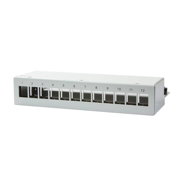 LogiLink Professional Stahlgehäuse für 12 Keystone Module