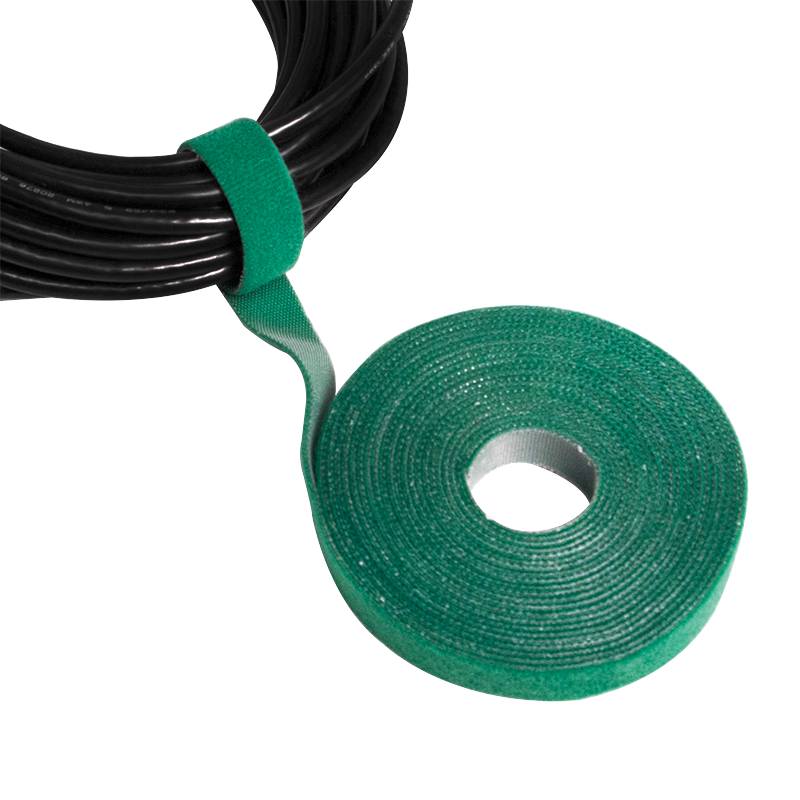 LogiLink Kabelbinder aus Klettband, 4m, grün-1
